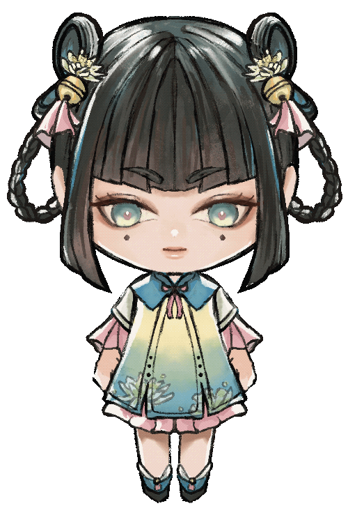 Animated main character sprite