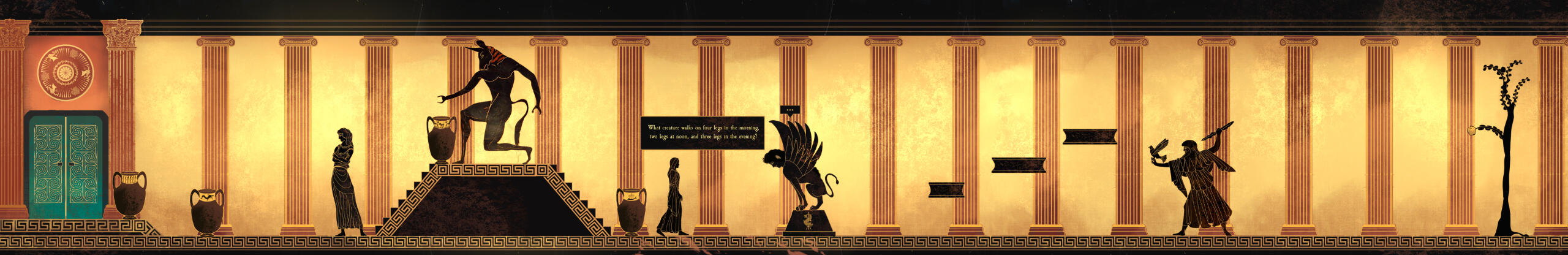 Escape the Greek Temple game map
